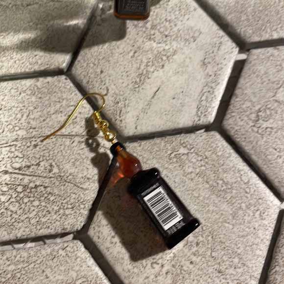 Jack Daniels Bottle Earrings - Picture 5 of 5